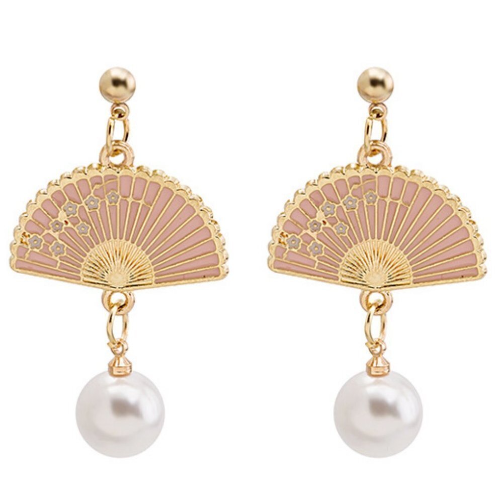 Fan Dangle Earrings